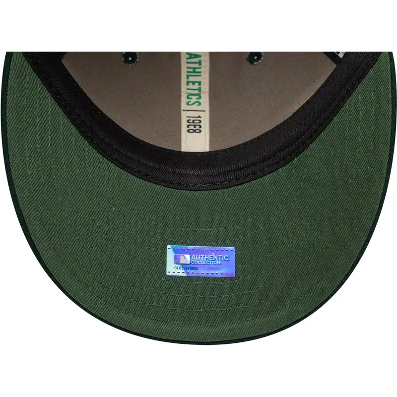gron-justerbar-curved-kasket-9fifty-retro-crown-heritage-series-fra-oakland-athletics-mlb-fra-new-era