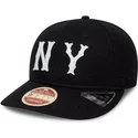 petten-gebogen-zwart-verstelbare-band-9fifty-retro-crown-heritage-series-van-new-york-highlanders-mlb-van-new-era