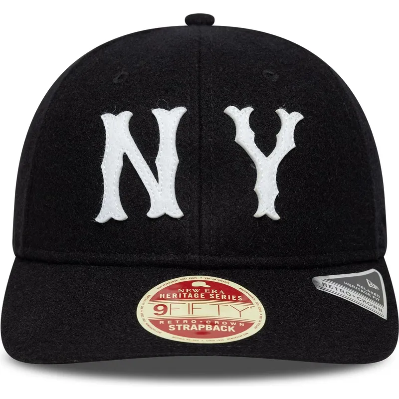 svart-bojd-justerbar-keps-9fifty-retro-crown-heritage-series-fran-new-york-highlanders-mlb-av-new-era