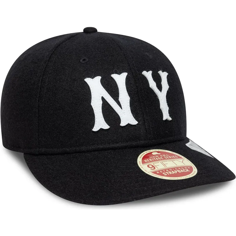 gorra-curva-negra-ajustable-9fifty-retro-crown-heritage-series-de-new-york-highlanders-mlb-de-new-era