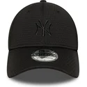 new-era-curved-brim-black-logo-39thirty-stretch-mesh-new-york-yankees-mlb-black-fitted-cap