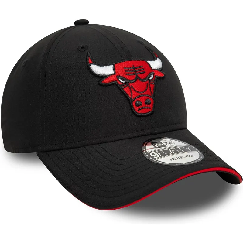 sort-justerbar-kurvet-kasket-9forty-microfibre-fra-chicago-bulls-nba-fra-new-era