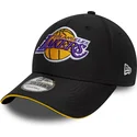 cappellino-curvo-nero-regolabile-9forty-microfibre-dei-los-angeles-lakers-nba-di-new-era
