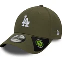 petten-gebogen-groen-verstelbare-band-9forty-recycled-midi-van-los-angeles-dodgers-mlb-van-new-era