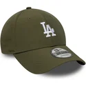 petten-gebogen-groen-verstelbaar-9forty-recycled-midi-van-los-angeles-dodgers-mlb-van-new-era