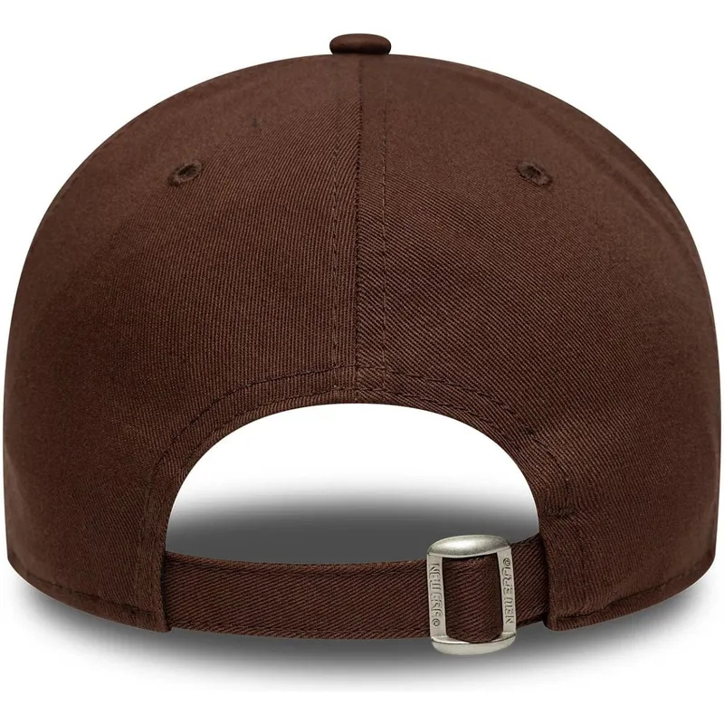 gorra-curva-marron-ajustable-con-logo-marron-9forty-outline-de-new-york-yankees-mlb-de-new-era