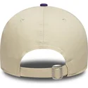 petten-gebogen-beige-verstelbare-band-9forty-colour-block-van-los-angeles-lakers-nba-van-new-era