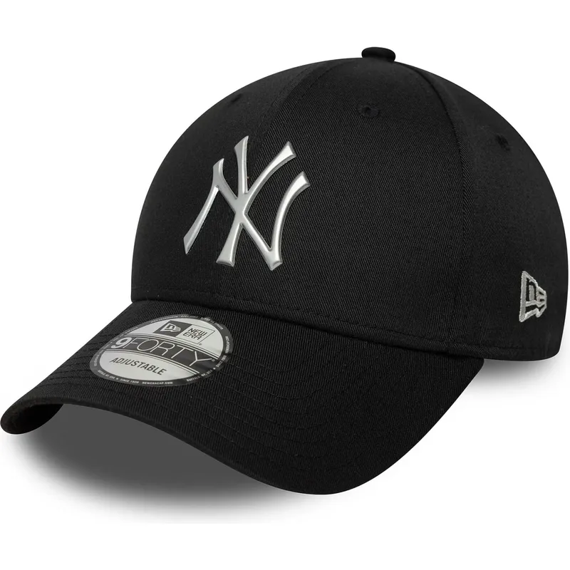 gorra-curva-negra-snapback-9forty-metallic-de-new-york-yankees-mlb-de-new-era