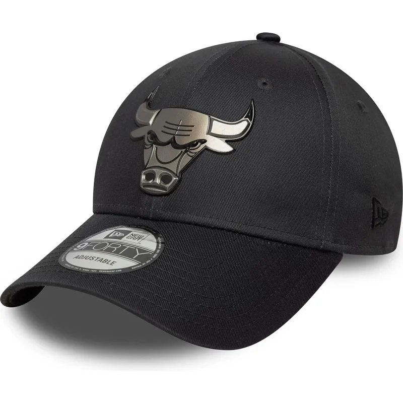 gra-kurvad-keps-snapback-9forty-metallic-fran-chicago-bulls-nba-av-new-era