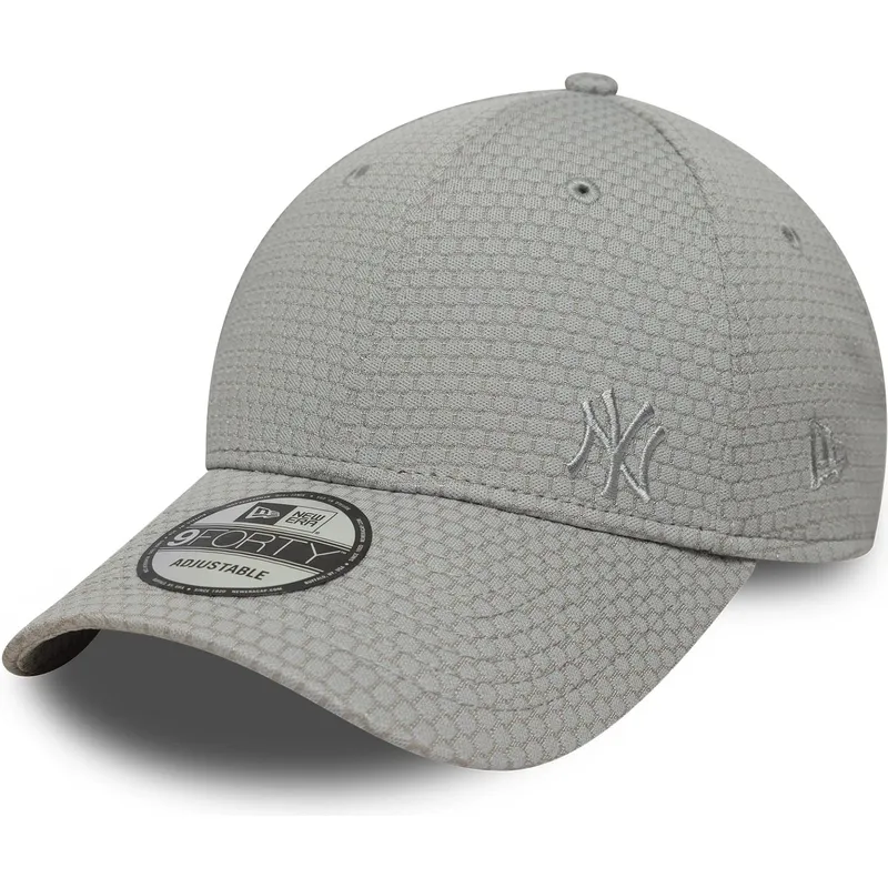petten-gebogen-grijs-snapback-9forty-mesh-flawless-van-new-york-yankees-mlb-van-new-era