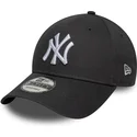 gorra-curva-gris-ajustable-9forty-league-essential-de-new-york-yankees-mlb-de-new-era