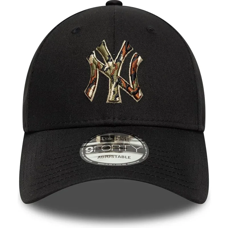 new-era-curved-brim-9forty-camo-infill-new-york-yankees-mlb-black-adjustable-cap