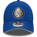 cappellino-curvo-blu-regolabile-9forty-retro-del-chelsea-football-club-premier-league-di-new-era