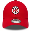 petten-gebogen-rood-verstelbare-band-9forty-core-van-stade-toulousain-top-14-van-new-era