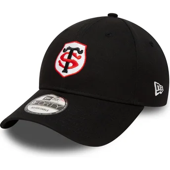 Petten gebogen zwart verstelbare band 9FORTY Team van Stade Toulousain Top 14 van New Era