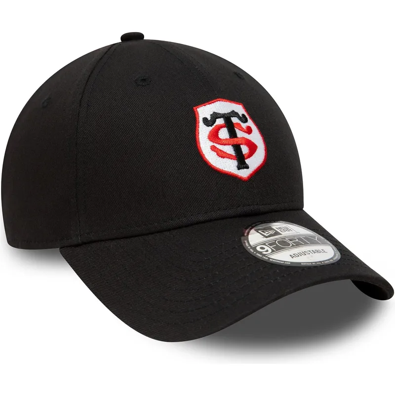 sort-justerbar-kurvet-kasket-9forty-team-logo-fra-stade-toulousain-top-14-fra-new-era