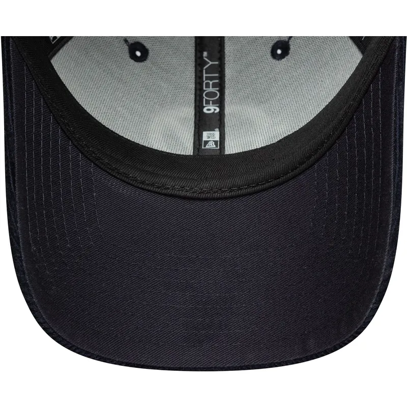 marinebla-justerbar-kurvet-kasket-9forty-cord-fra-haas-f1-team-formula-1-fra-new-era