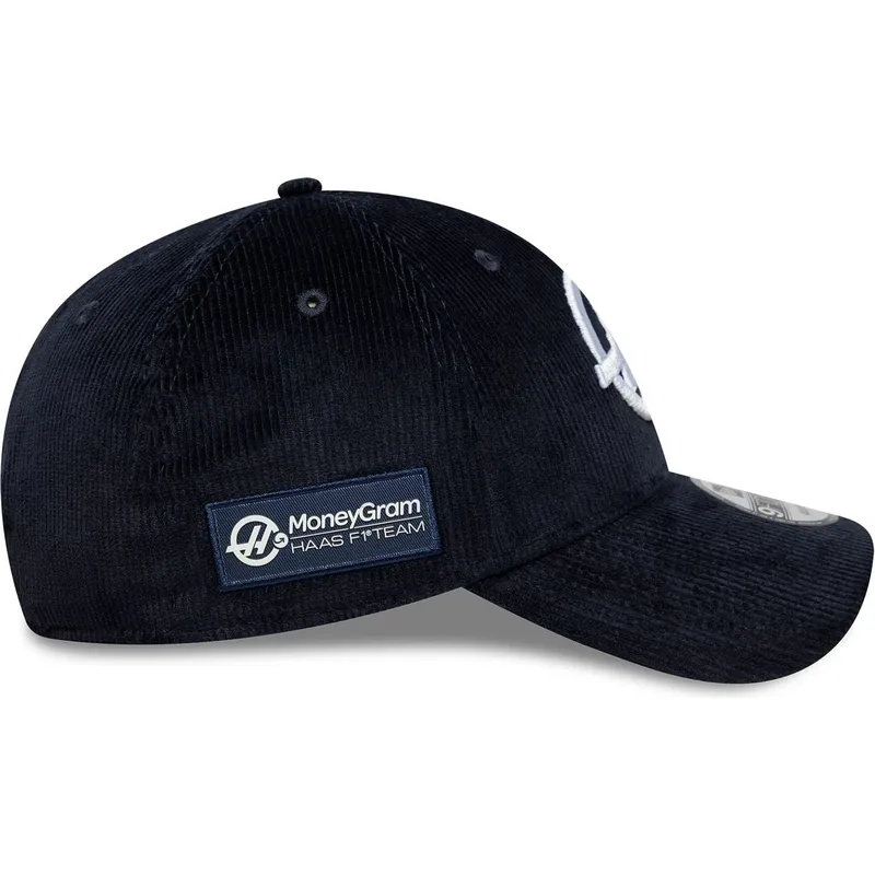 petten-gebogen-marineblauw-verstelbare-band-9forty-cord-van-haas-f1-team-formula-1-van-new-era