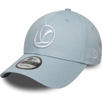 Petten gebogen blauw verstelbare band 9FORTY van New Era