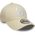 petten-gebogen-beige-verstelbare-band-9forty-van-new-era