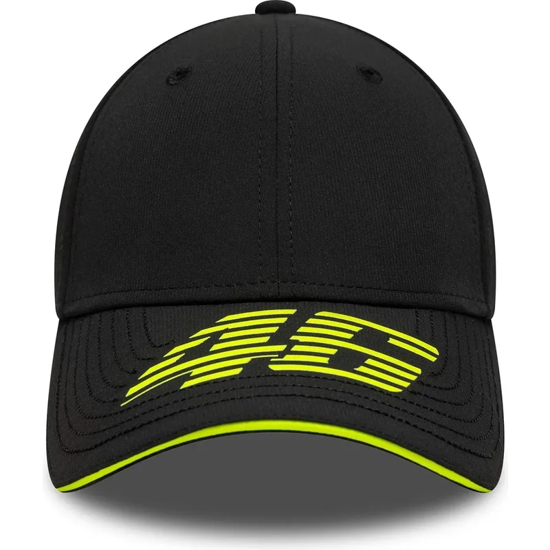 sort-justerbar-curved-kasket-9forty-recycled-stripe-fra-valentino-rossi-vr46-motogp-fra-new-era
