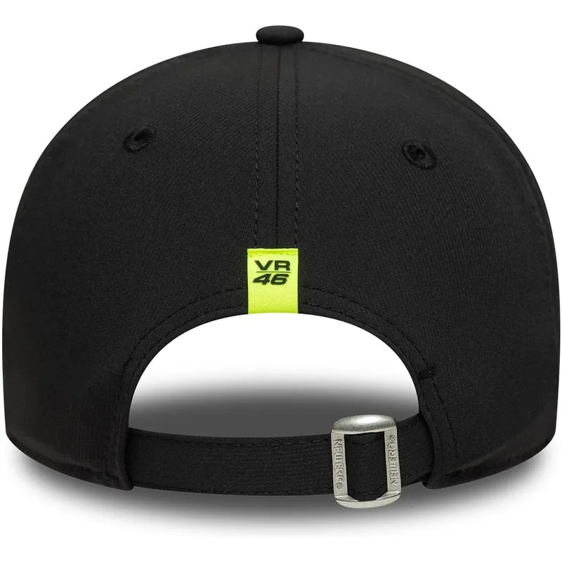 petten-gebogen-zwart-verstelbare-band-9forty-recycled-stripe-van-valentino-rossi-vr46-motogp-van-new-era