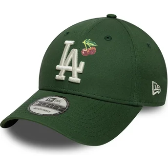 Petten gebogen groen verstelbare band 9FORTY Fruit Icon van Los Angeles Dodgers MLB van New Era