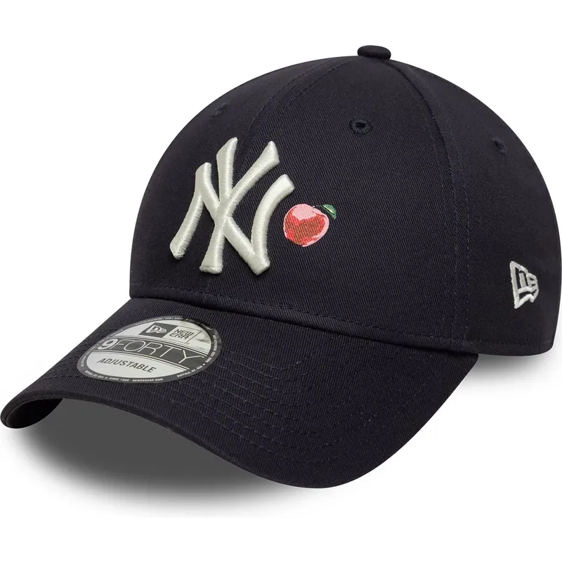 petten-gebogen-marineblauw-verstelbare-band-9forty-fruit-icon-van-new-york-yankees-mlb-van-new-era