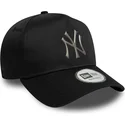 gorra-curva-negra-snapback-9forty-e-frame-metallic-de-new-york-yankees-mlb-de-new-era