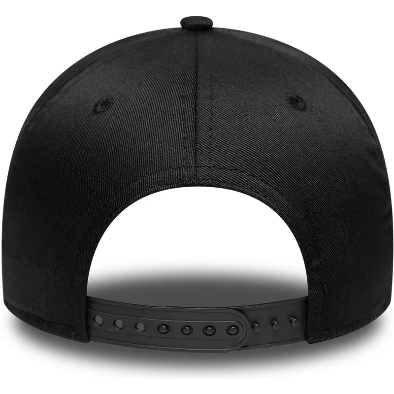 petten-gebogen-zwart-snapback-9forty-e-frame-metallic-van-los-angeles-lakers-nba-van-new-era