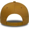 petten-gebogen-bruin-snapback-9forty-e-frame-league-essential-van-new-york-yankees-mlb-van-new-era