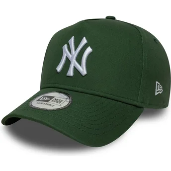 Petten gebogen groen snapback 9FORTY E Frame League Essential van New York Yankees MLB van New Era
