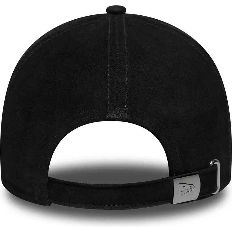 casquette-courbee-noire-ajustable-9forty-e-frame-img-suede-new-era