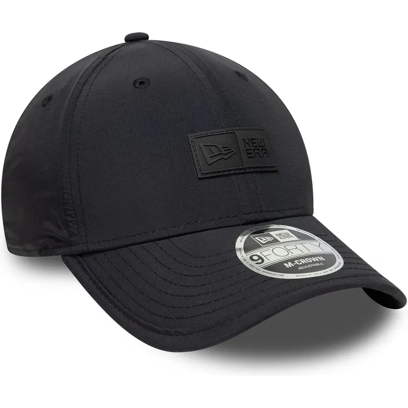 petten-gebogen-zwart-verstelbare-band-9forty-m-crown-van-new-era