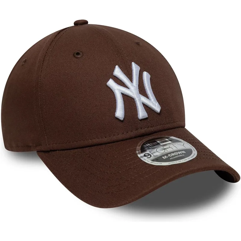 petten-gebogen-bruin-snapback-9forty-m-crown-van-new-york-yankees-mlb-van-new-era