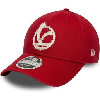 Gorra curva roja snapback 9FORTY M-Crown 80th Year de Vespa Piaggio de New Era
