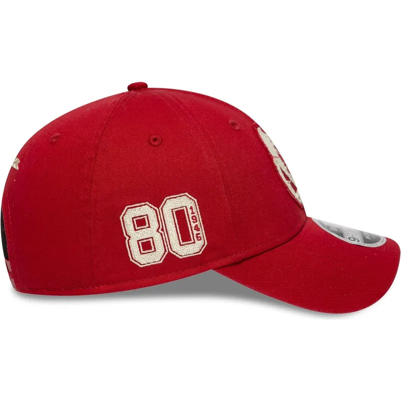 petten-gebogen-rood-snapback-9forty-m-crown-80th-year-van-vespa-piaggio-van-new-era petten-gebogen-rood-snapback-9forty-m-crown-80th-year-van-vespa-piaggio-van-new-era
