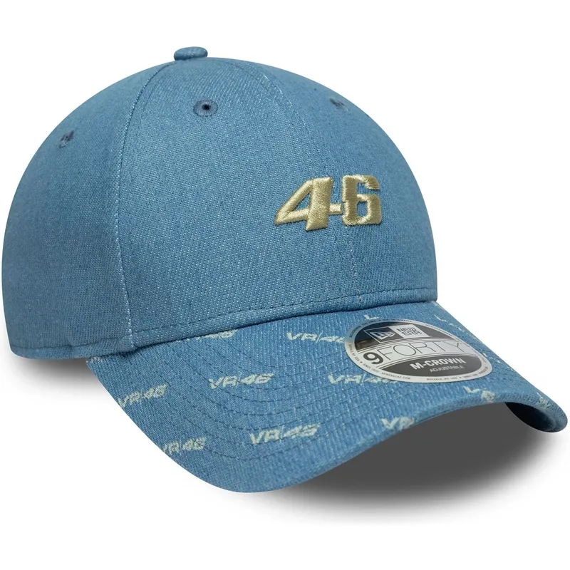 petten-gebogen-blauw-snapback-9forty-m-crown-denim-van-valentino-rossi-vr46-motogp-van-new-era