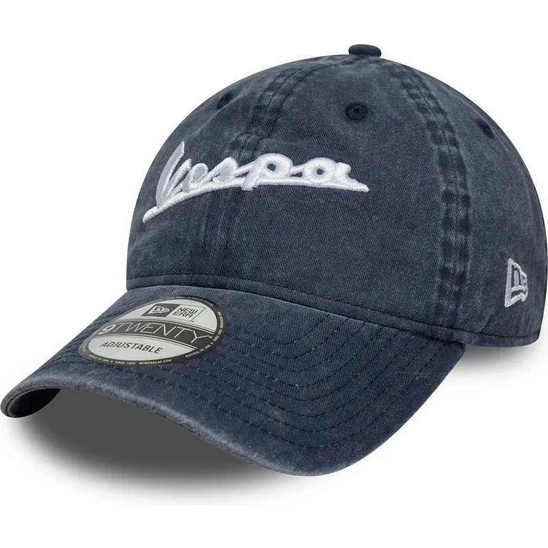 gorra-curva-azul-ajustable-9twenty-washed-de-vespa-piaggio-de-new-era