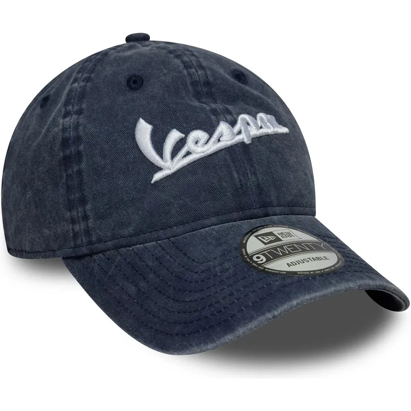 petten-gebogen-blauw-verstelbare-band-9twenty-washed-van-vespa-piaggio-van-new-era