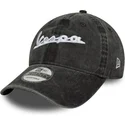 casquette-courbee-noire-ajustable-9twenty-washed-vespa-piaggio-new-era