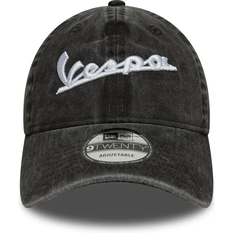 petten-gebogen-zwart-verstelbare-band-9twenty-washed-van-vespa-piaggio-van-new-era