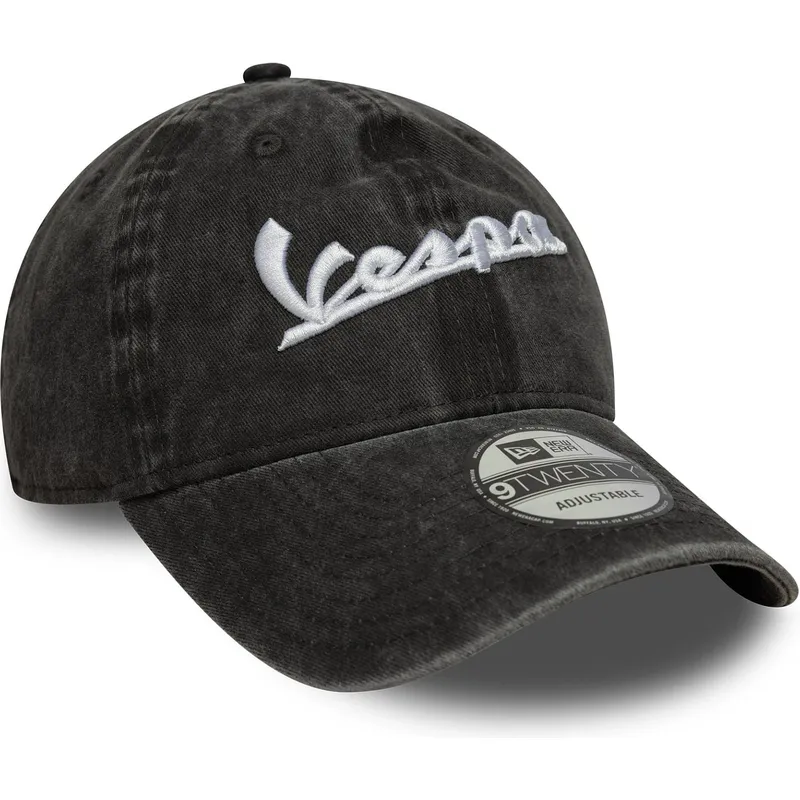 petten-gebogen-zwart-verstelbare-band-9twenty-washed-van-vespa-piaggio-van-new-era