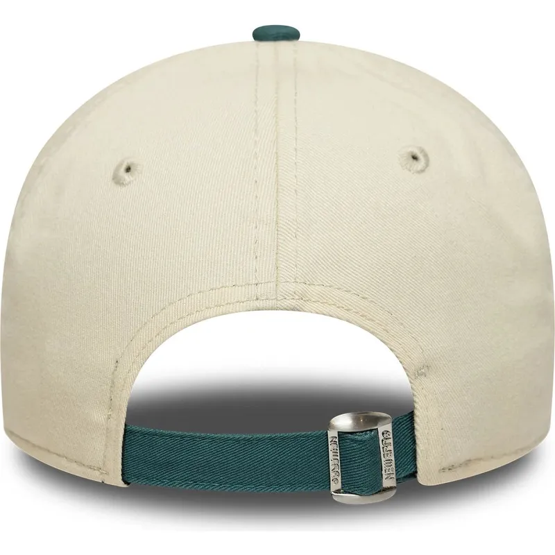 petten-gebogen-beige-verstelbaar-9twenty-mini-washed-van-los-angeles-dodgers-mlb-van-new-era