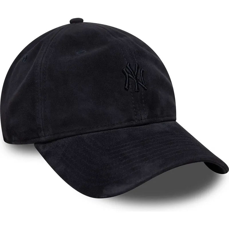 cappellino-curvo-blu-navy-regolabile-con-logo-blu-navy-9twenty-suede-di-new-york-yankees-mlb-di-new-era