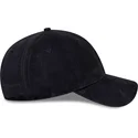 justerbar-marinebla-buet-kasket-med-marineblat-logo-9twenty-suede-fra-new-york-yankees-mlb-fra-new-era