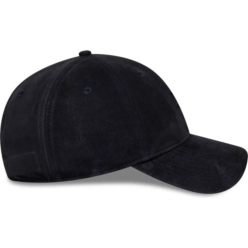 granatowa-zakrzywiona-czapka-regulowana-z-granatowym-logo-9twenty-suede-new-york-yankees-mlb-new-era