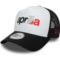 petten-gebogen-zwart-snapback-a-frame-wordmark-van-aprilia-piaggio-van-new-era