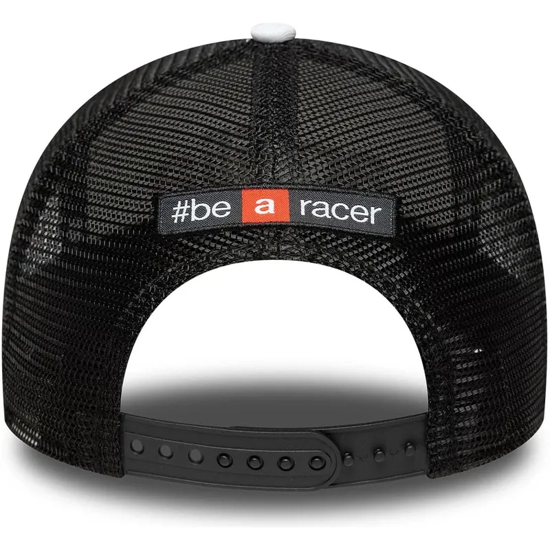 petten-gebogen-zwart-snapback-a-frame-wordmark-van-aprilia-piaggio-van-new-era