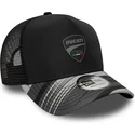 schwarze-trucker-cap-e-frame-print-von-ducati-motor-motogp-von-new-era